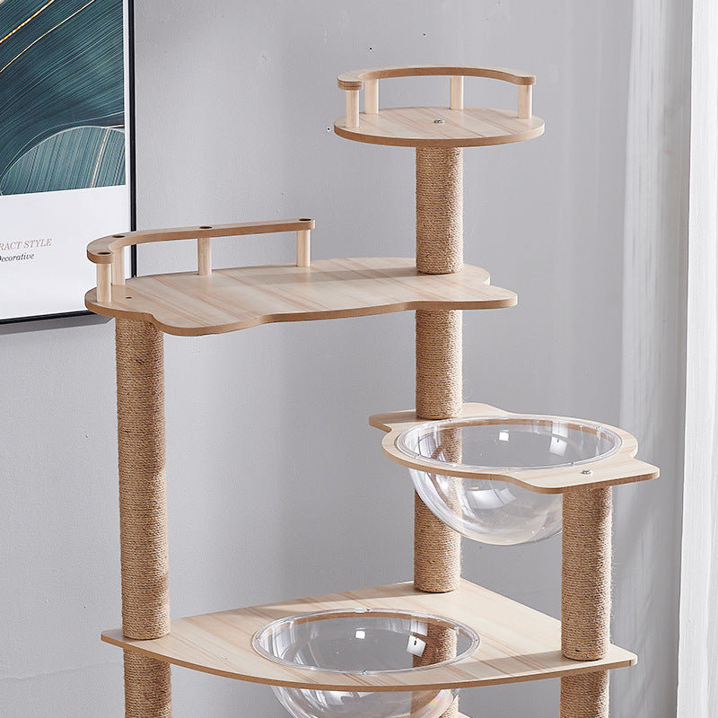 Plush Cat Tree with Nest