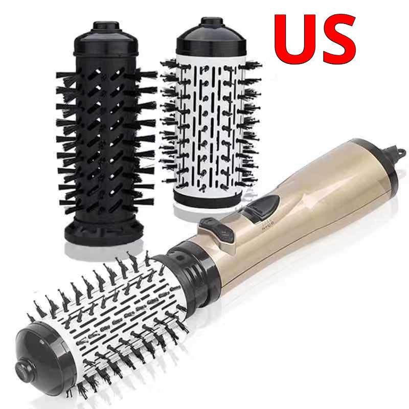 2-in-1 Hot Air Brush and Curling Wand
