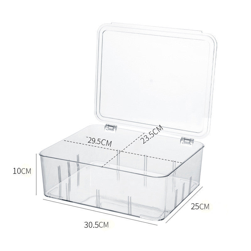 Clear Stackable Fridge Storage Drawers