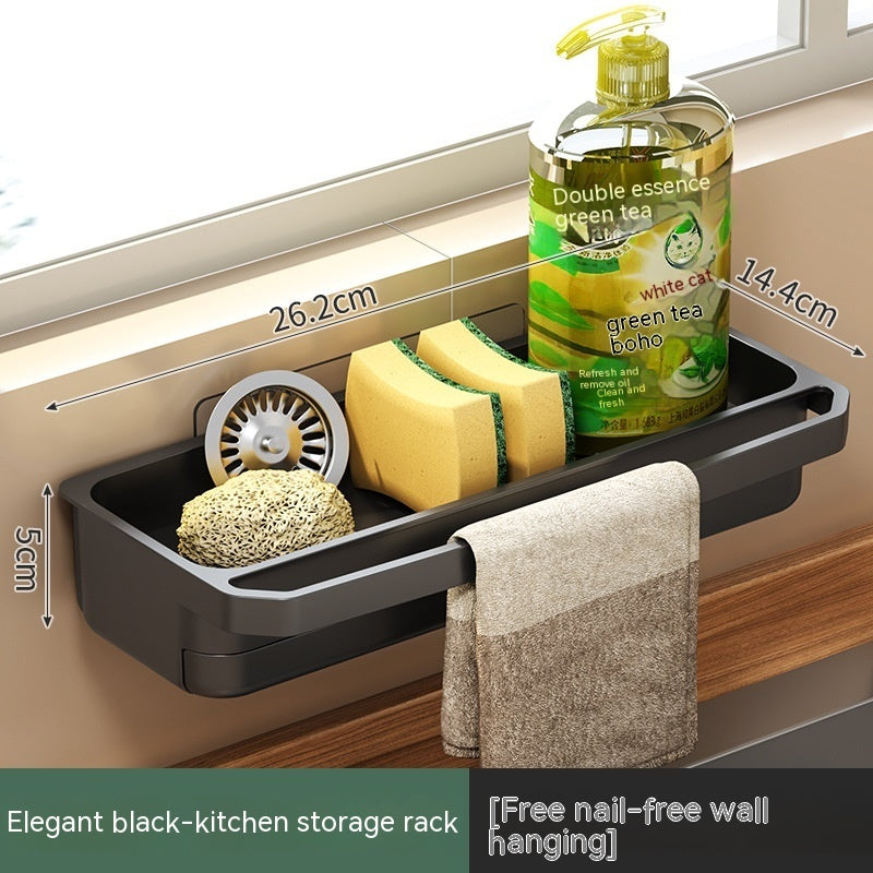 Over-the-Sink Dishcloth and Sponge Rack
