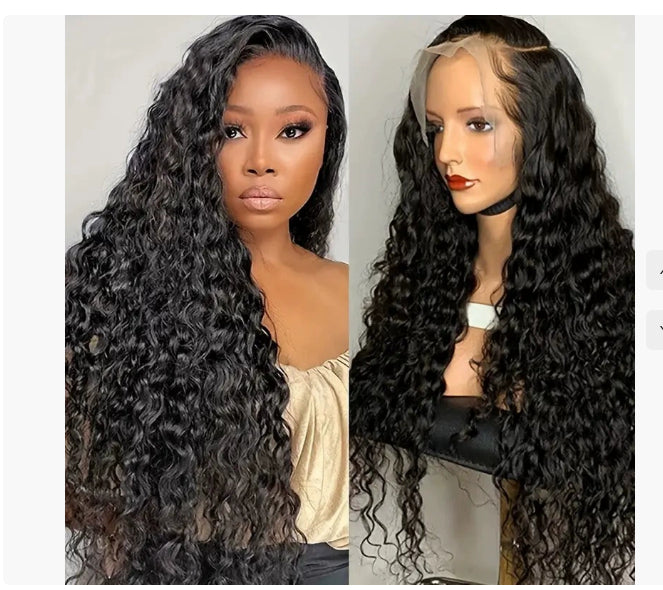 Curly Human Hair Lace Front Wig