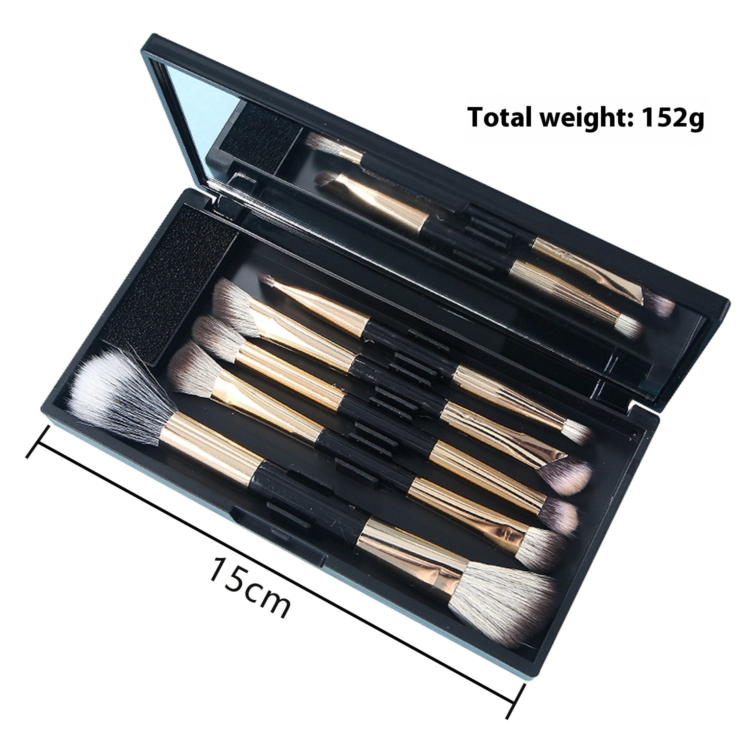 Eyeshadow Brush Set with Mirror