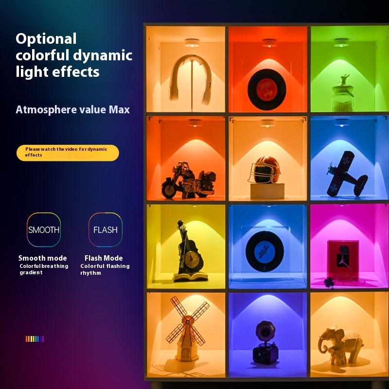 Magnetic LED Puck Lights for Cabinets