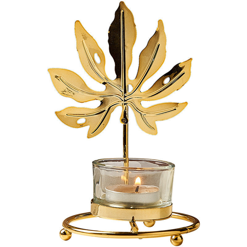 Gold Iron Candlestick Ornament