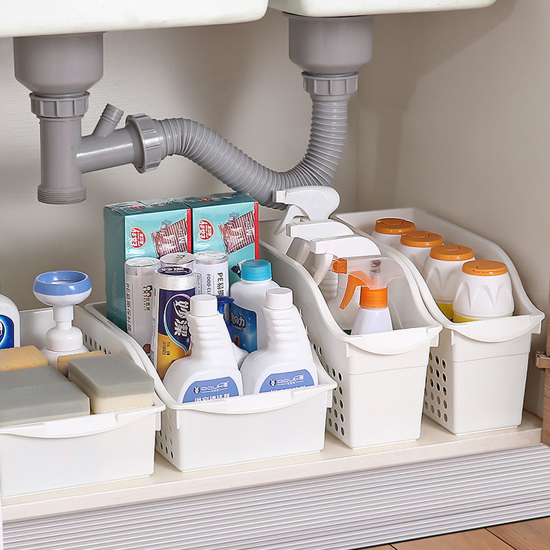 Slim Under-Sink Storage Basket