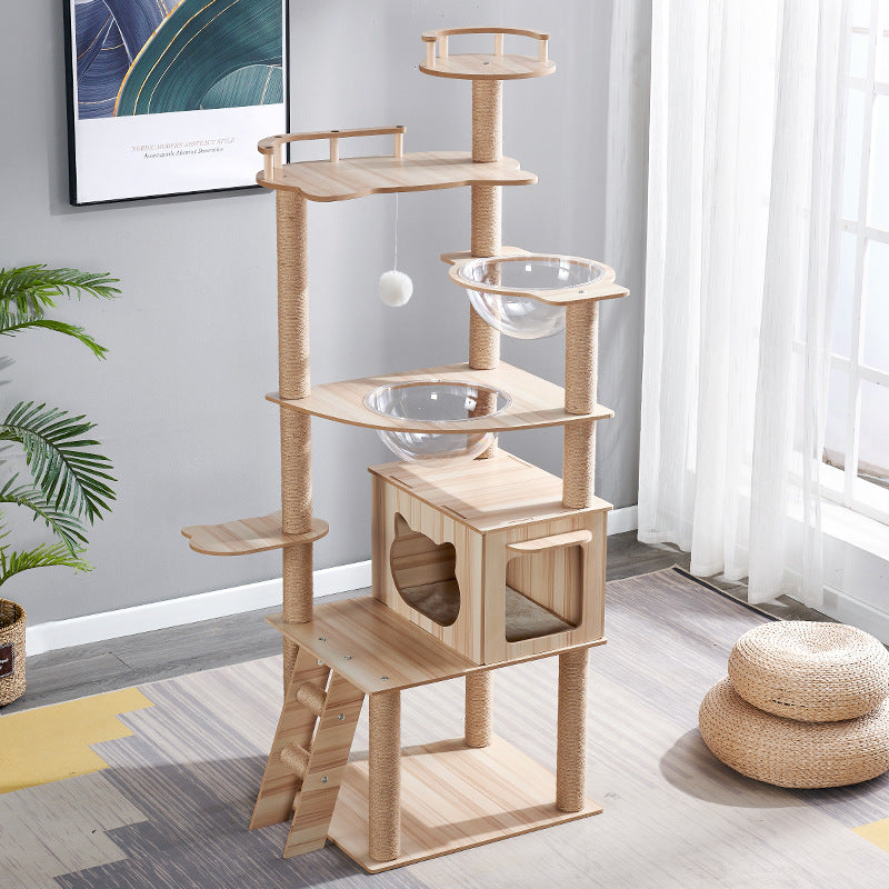 Plush Cat Tree with Nest