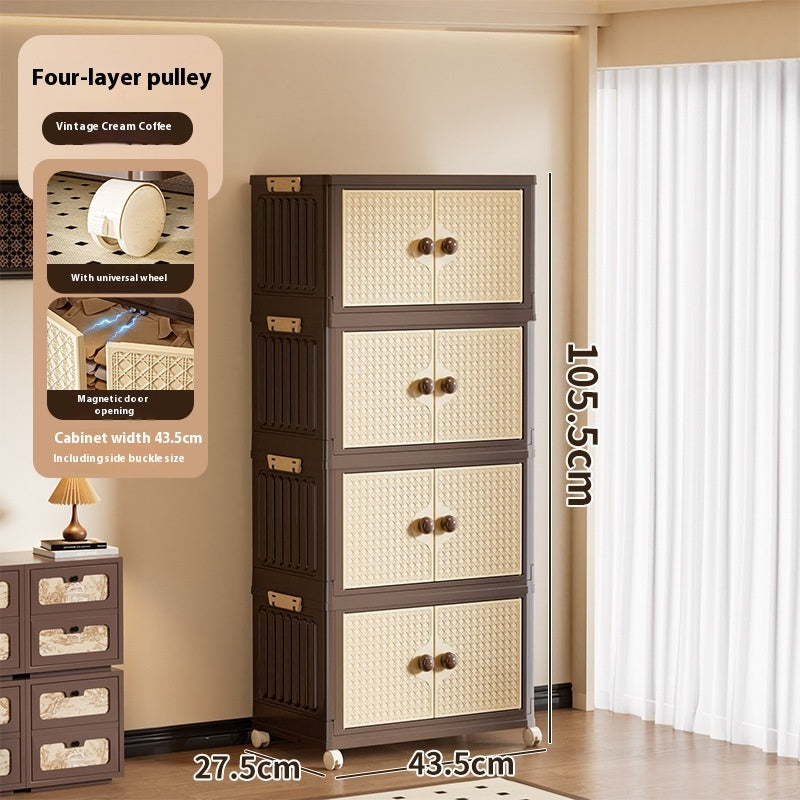 Foldable Plastic Storage Cabinet