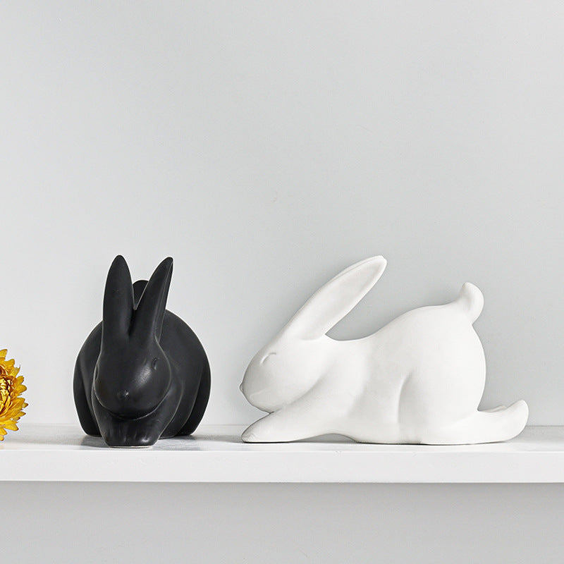 Ceramic Rabbit Figurine