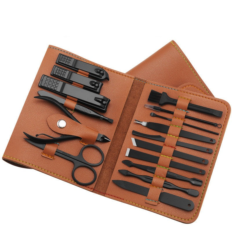 16-Piece Manicure and Pedicure Set with Case